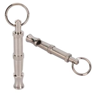 1pc Puppy Pet Dog Whistle Two-tone Ultrasonic Flute Stop Barking Ultrasonic Dogs Training Whistle Pet Supplies Sound Repeller