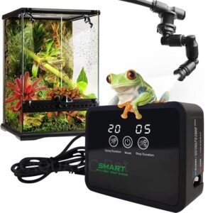 2023 Intelligent Reptile Fogger Electronic Humidifier Timer Automatic Mist System Kit Rainforest Water Spray Control Terrariums