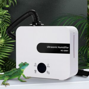 FROGBRO Reptile Humidifiers Intermittent Wall Mount & Desktop Reptile Fogger Smart Amphibians Herps Humidifier for Bedroom