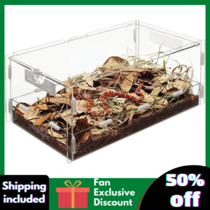 Transparent Acrylic Reptile Terrarium Insect Box Insect Reptile Nano Shell Terrarium Invertebrate Insect Mantis 2021 New